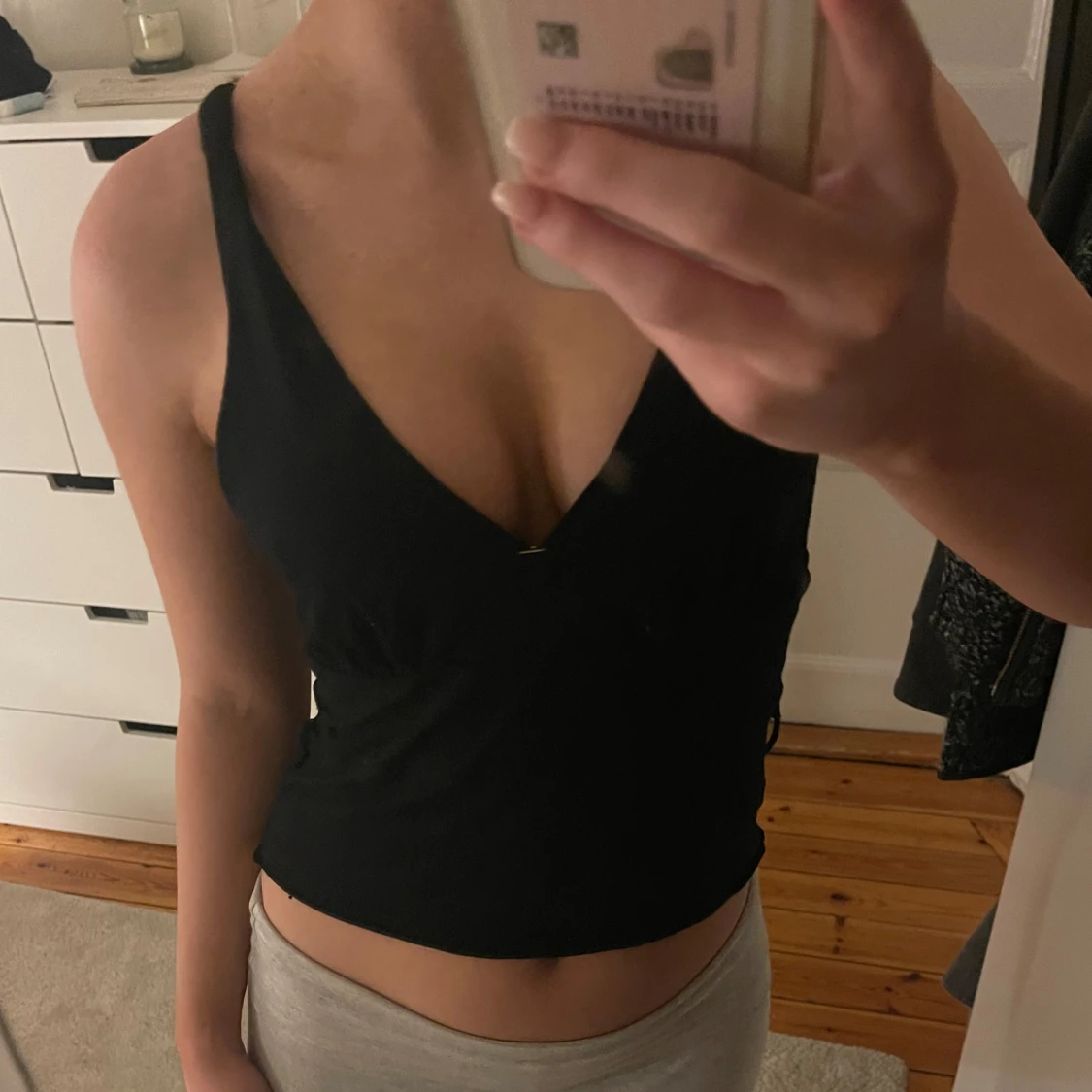 Svart ärmlös topp - 2