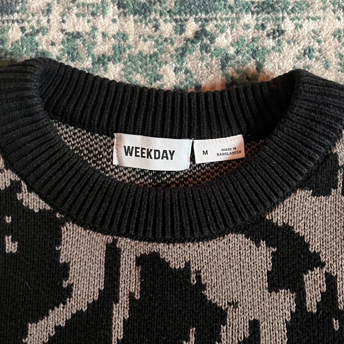 stickad tröja, weekday - 2