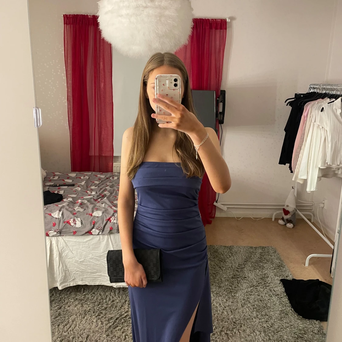 Balklänning marinblå - 90