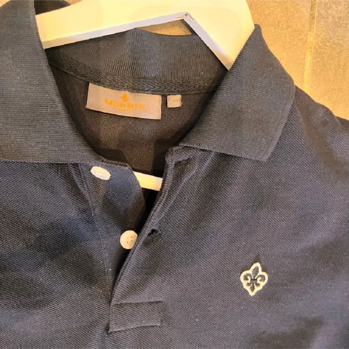 Mörkblå pikétröja från Morris - 90