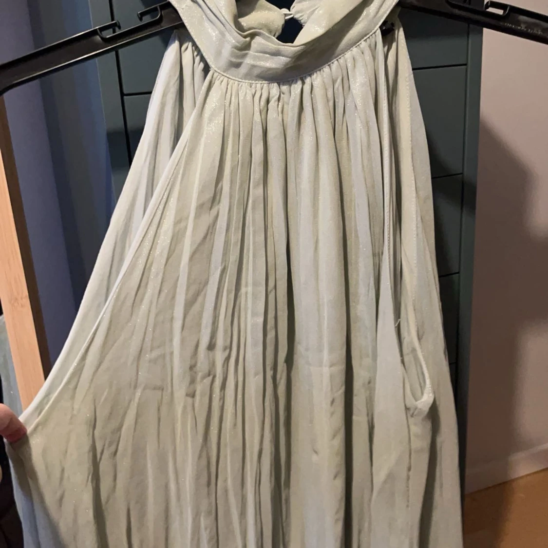 Grön ärmlös topp från Zara