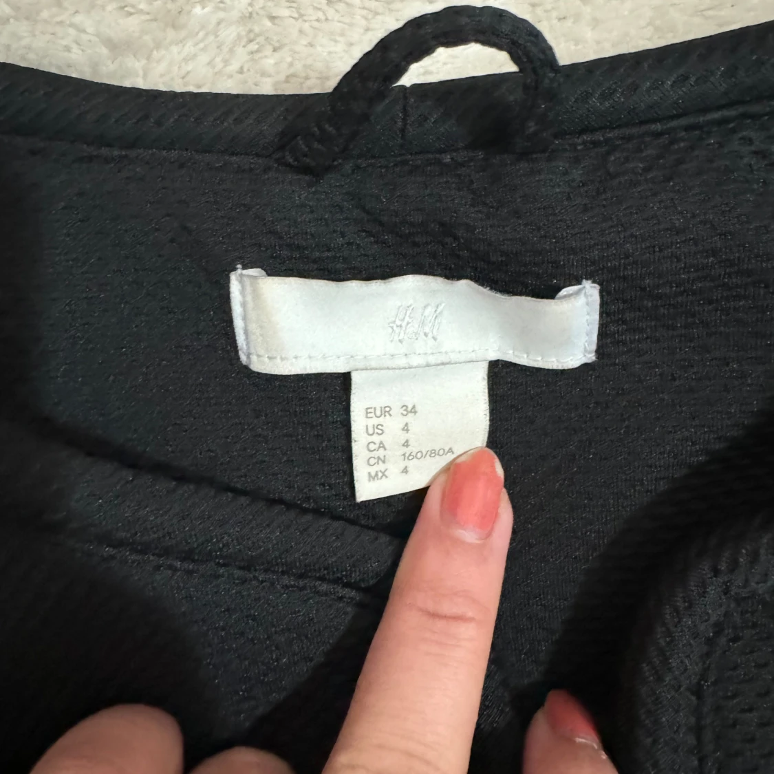 Svart kappa från H&M - 92