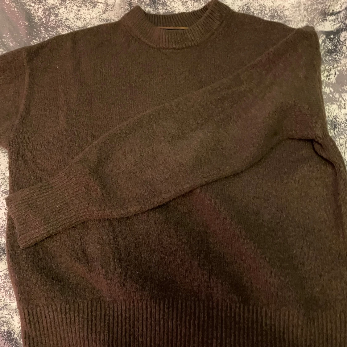 Stickad Brun Tröja  - 91