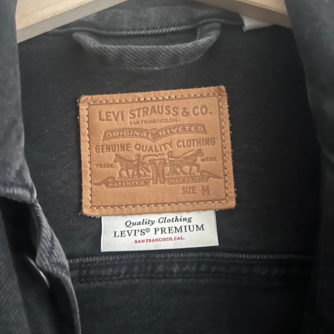 Levis svart jeansjacka - 3