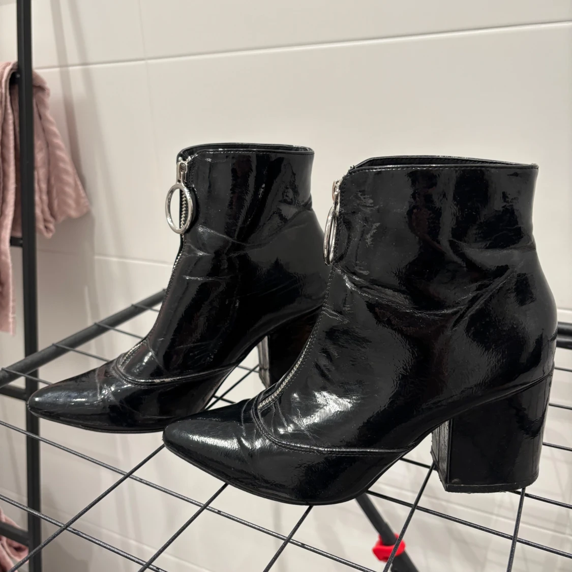 Svarta boots med dragkedja - 2