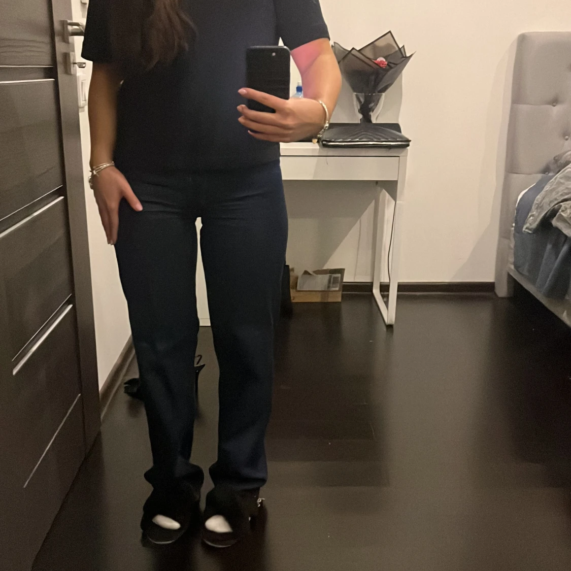 Mörkblå jeans från Zara