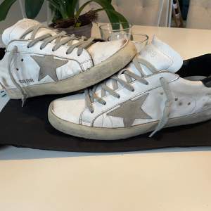 Ett par golden goose skor i storlek 40 (sitter mer som 41) i sparsamt användning. Skicka ett meddelande vid fler frågor eller funderingar🙂