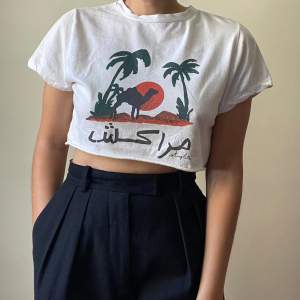 Stieglitz Cropped Tshirt Graphic Print on Cotton Shirt 100% Cotton  Tagged Size S