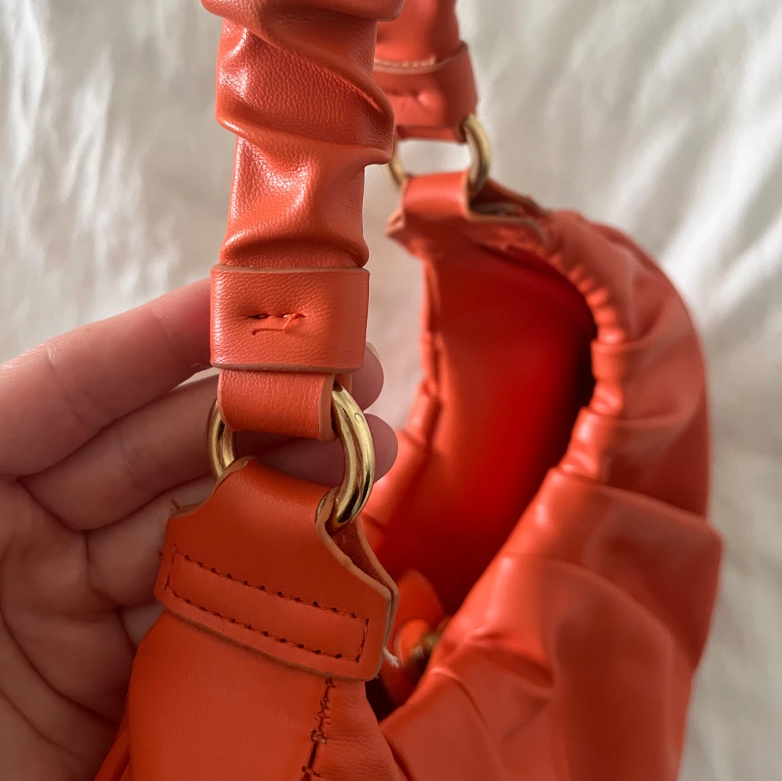 Handväska orange  - 91