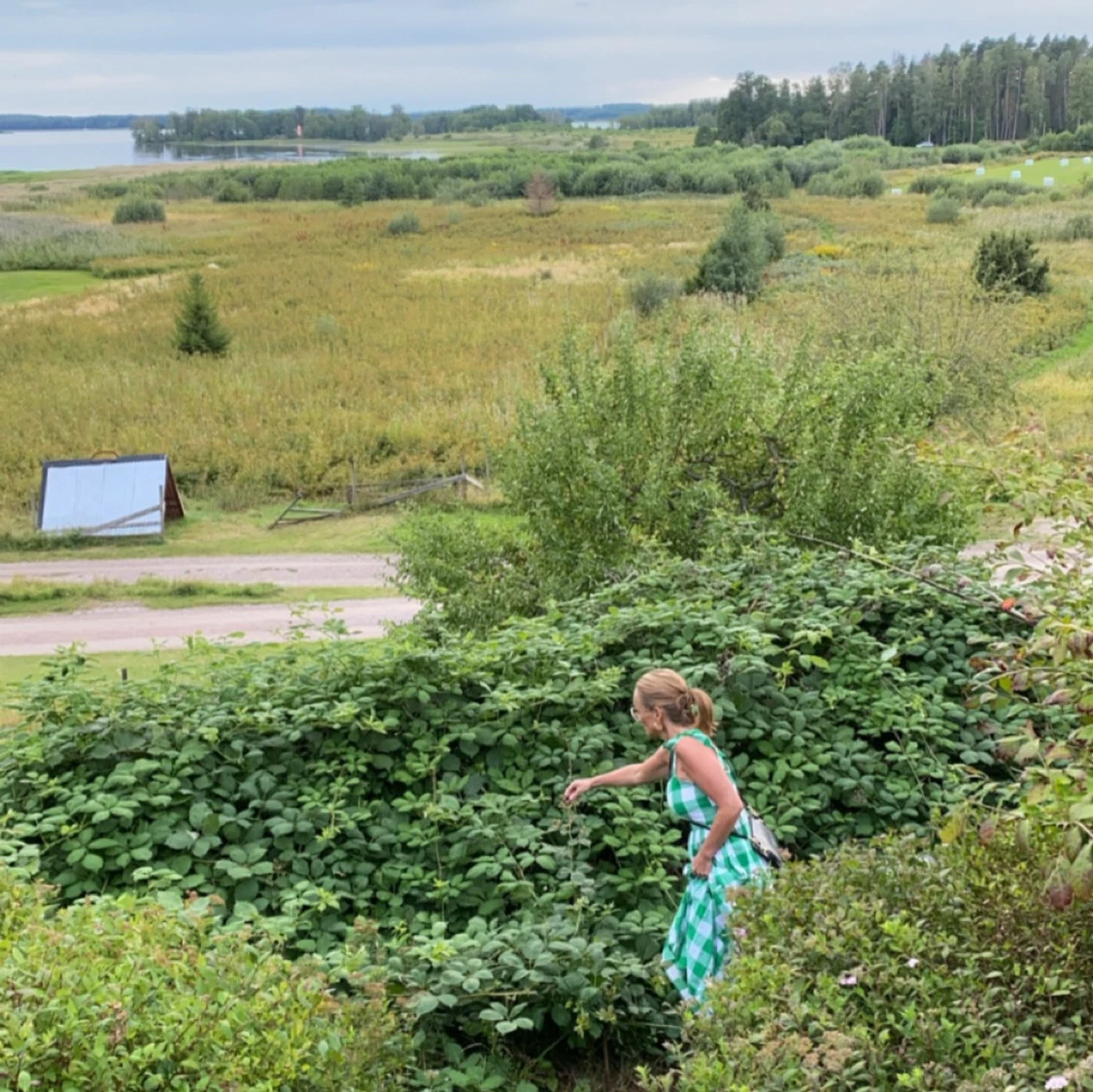 Rutig klänning - 91