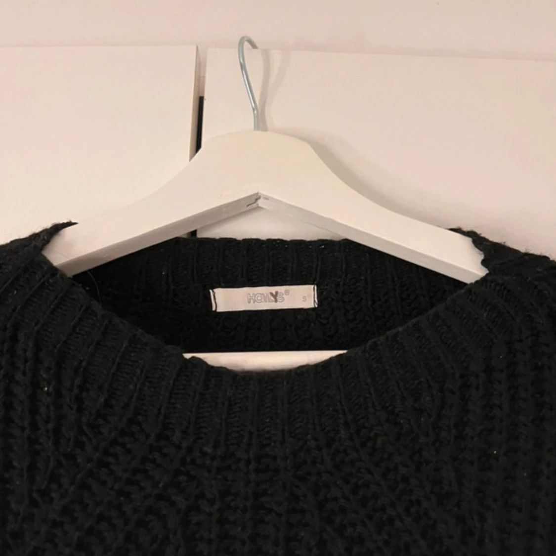 Svart stickad tröja Ullared - 91