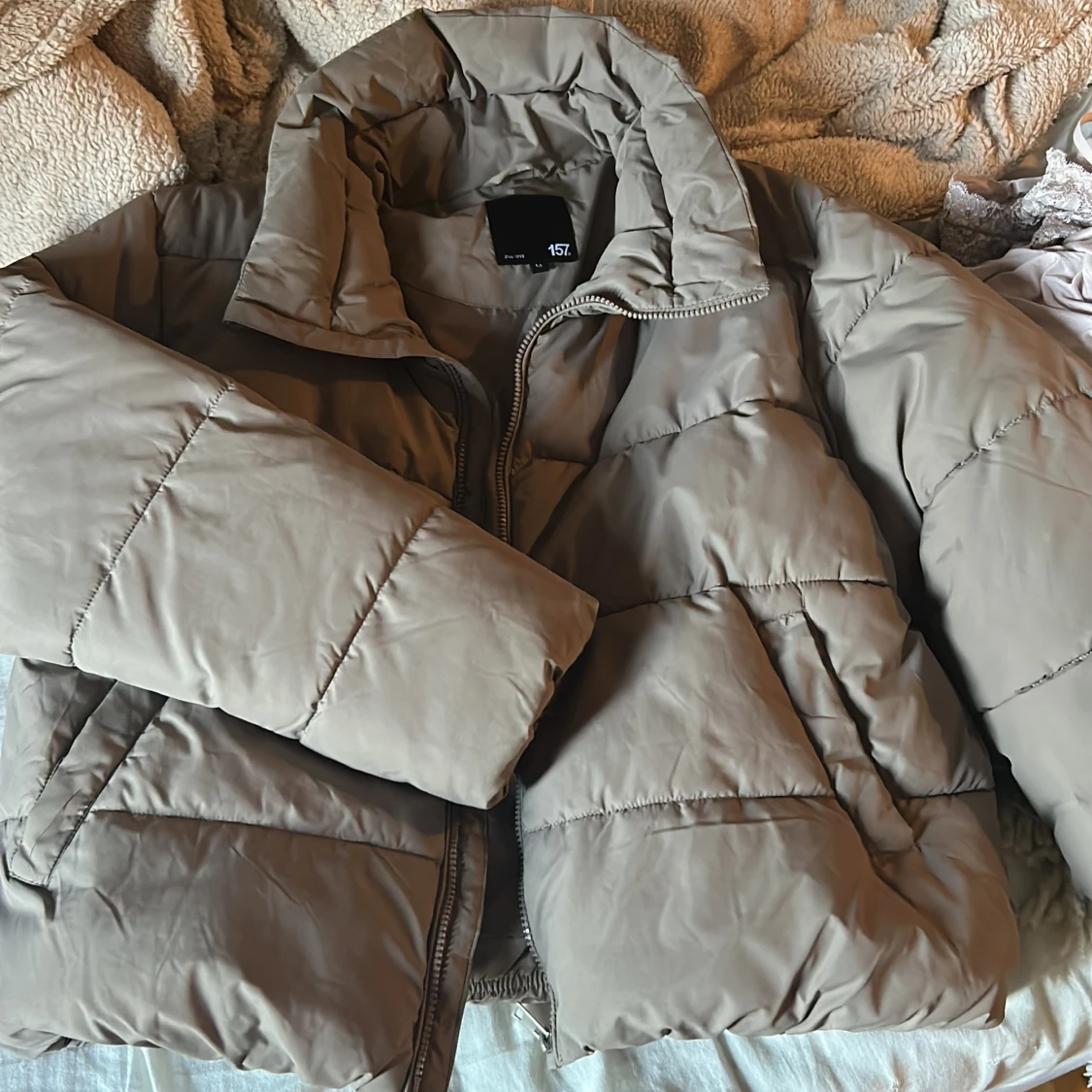 Lager 157 puffer jacket ljusbrun