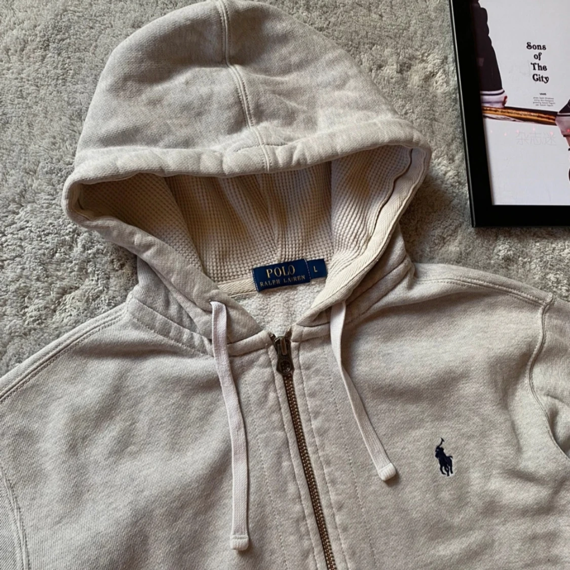 Beige hoodie från Polo Ralph Lauren - 90