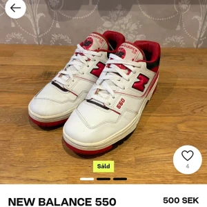 New Balance 550 - Jättebra skick, säljer för de satt lite löst på mig