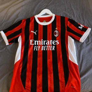AC Milan tröja - Snygg AC Milan tröja med Rafa Leao på ryggen. Skön som fan och i mycket bra skick aldrig använd. Priset är inte hugget i sten 