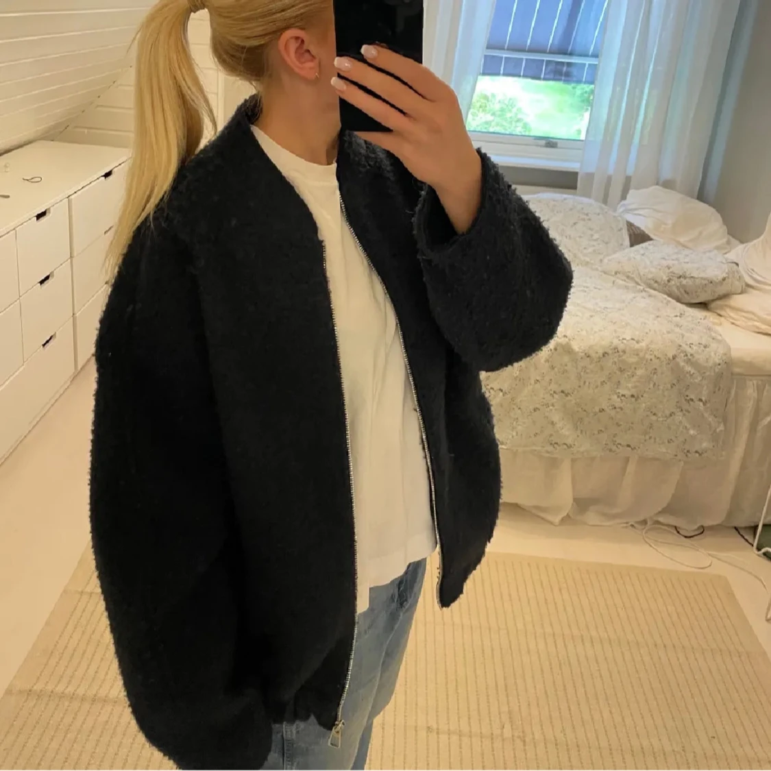 Höstjacka mörkblå