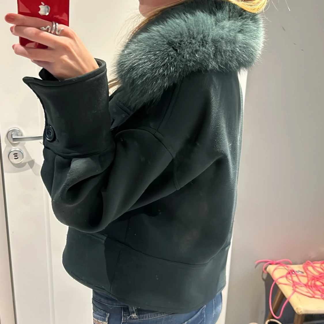 Mörkgrön meotine jacka  - 92