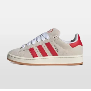 Adidas campus - Adidas campus grå/röda, dom är sparsamt använda. Skriv för egna bilder!