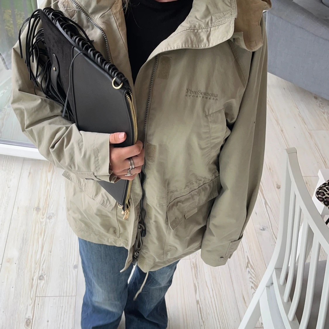 Beige vindjacka från Didriksons - 93