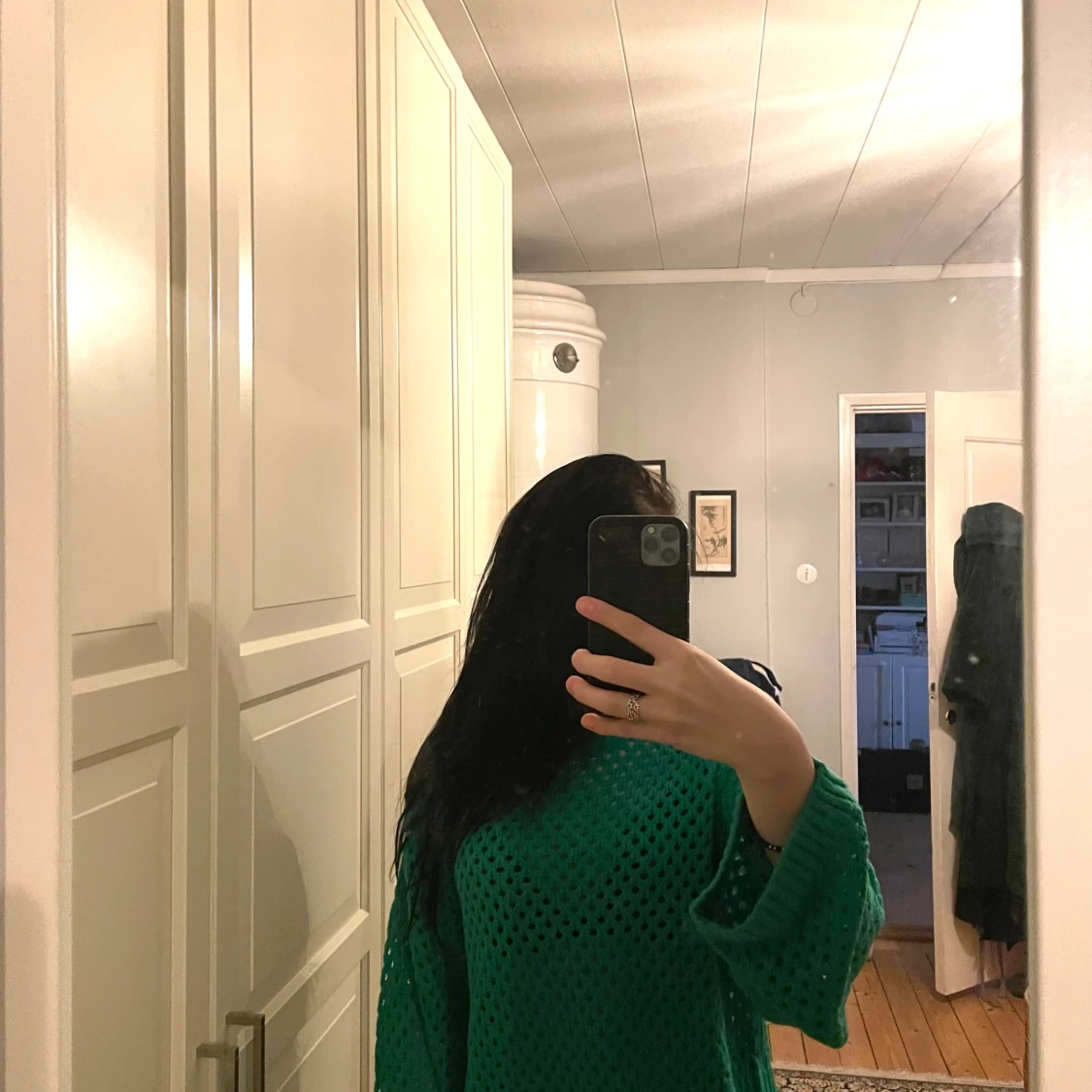 Grön stickad tröja från H&M Divided