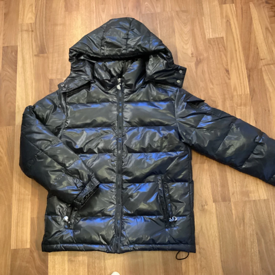 Pufferjacket glansig