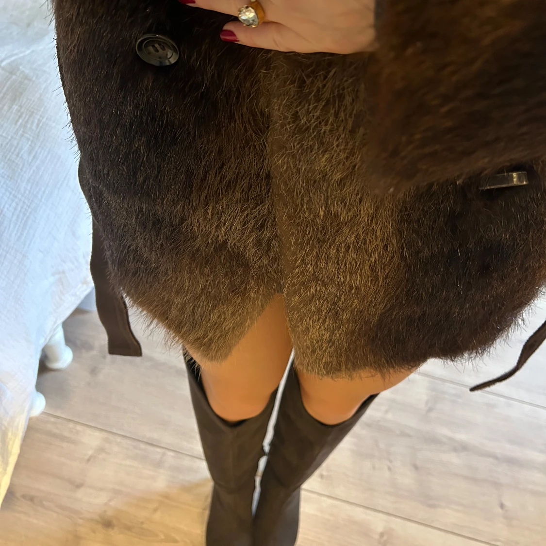 Äkta pälsjacka - 90