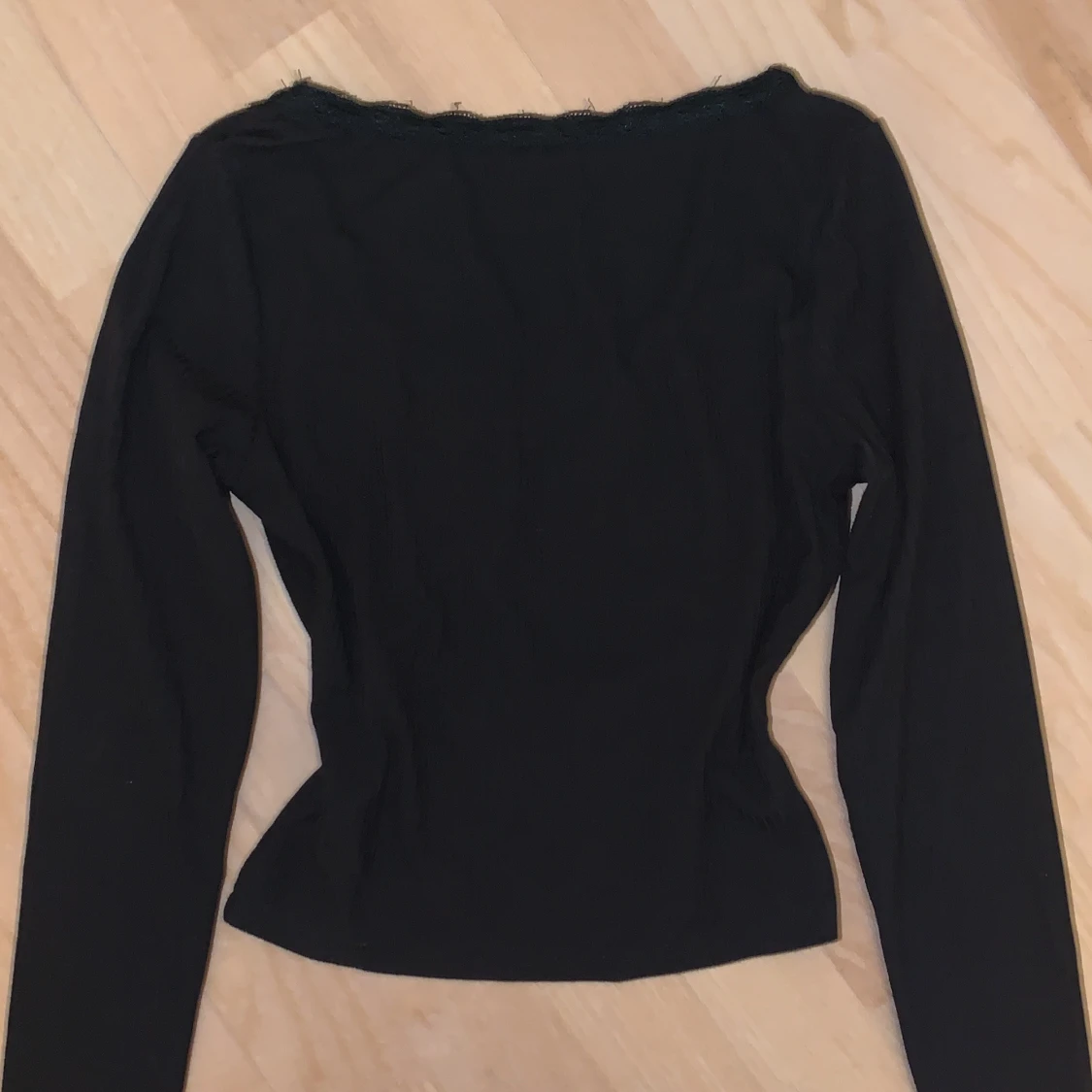 Svart långärmad topp - 91