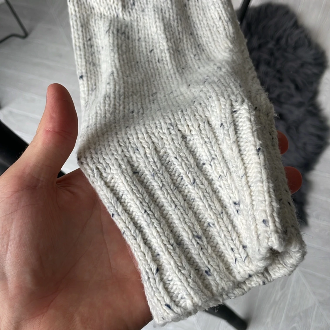 Stickad Polotröja  - 90