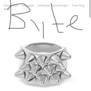 Edblad ring  - Skulle gärna vilja byta denna ring från edblad i en likadan fast i guld i storlek S (16,8mm)💞💞Ringen har tappat en nit men inget som syns. Hör av er!!