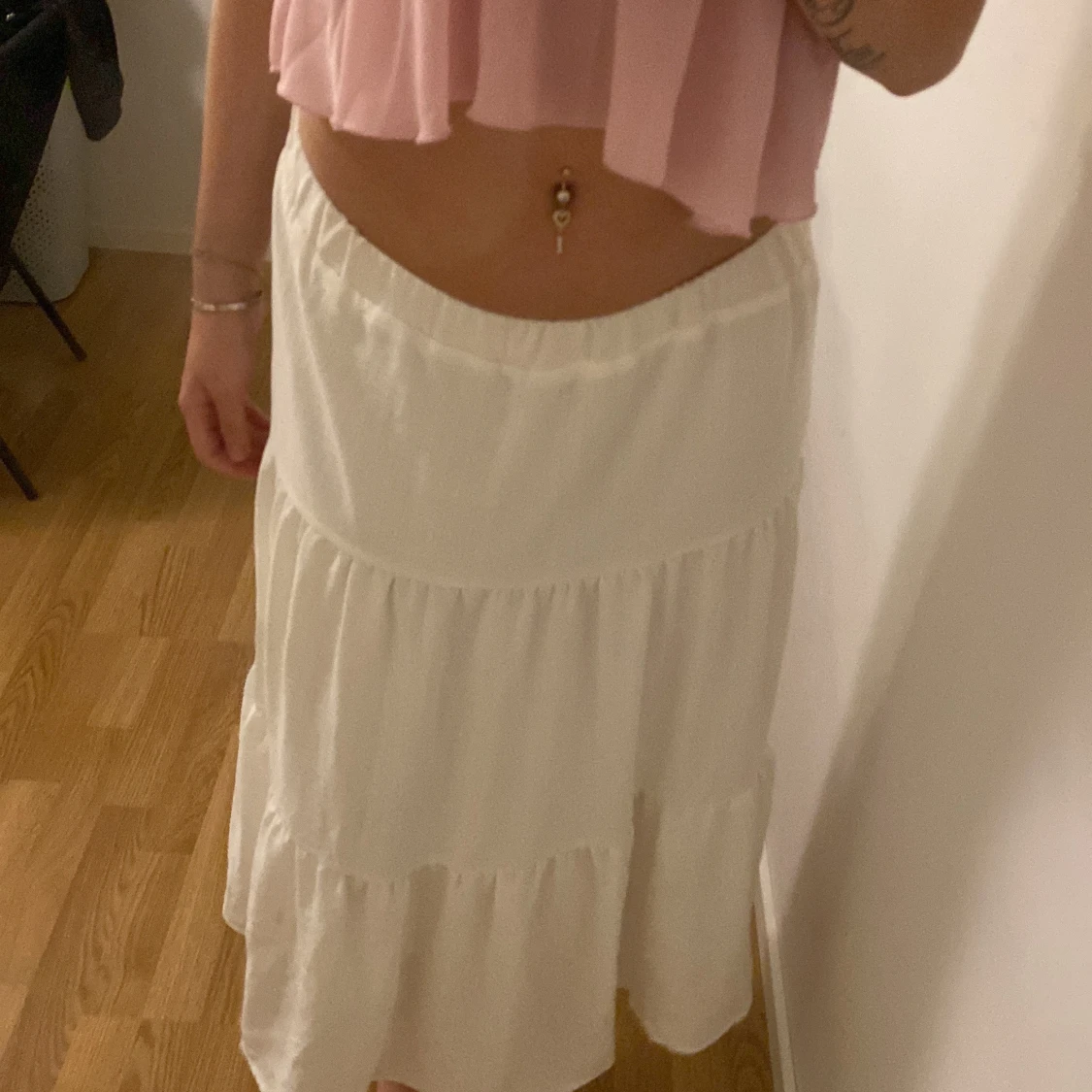 Vit kjol - 90