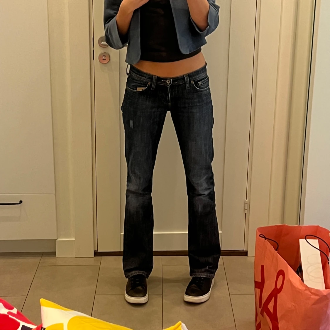 Lågmidjade jeans  - 90