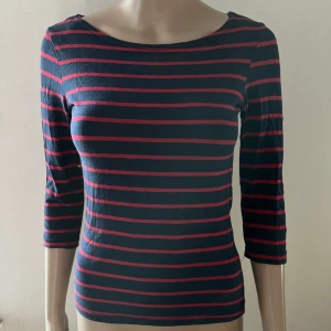 Långärmad 3/4 t-shirt randig - Inget att anmärka på 