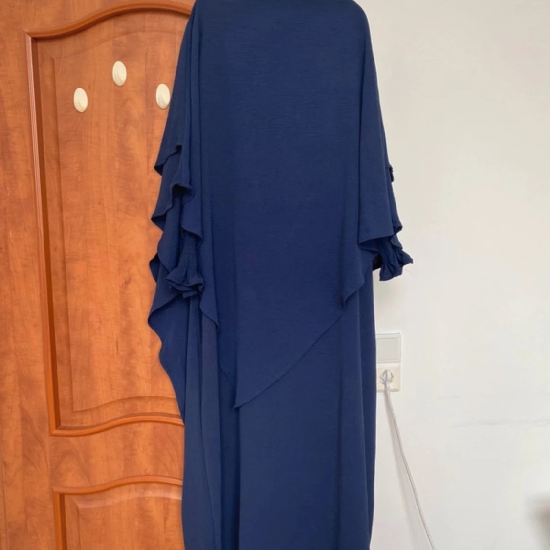 Navy abaya and 2 layer khimar - 90