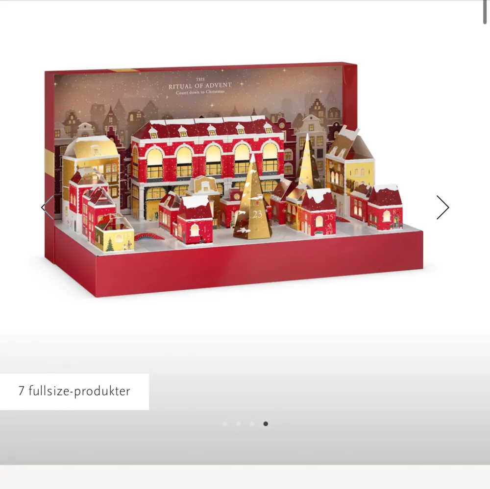 Säljer en advent kalender för 2024. Rituals stora kalender. Helt oöppnad. Köpt för 1699kr säljer för 1200kr☺️. Övrigt.