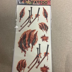 Halloween Tatuering  - Mått 24.00*9.00 cm Finns fler kvar , samma frakt 