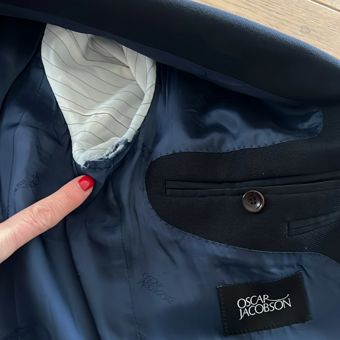 Svart kavaj från Oscar Jacobson - 92