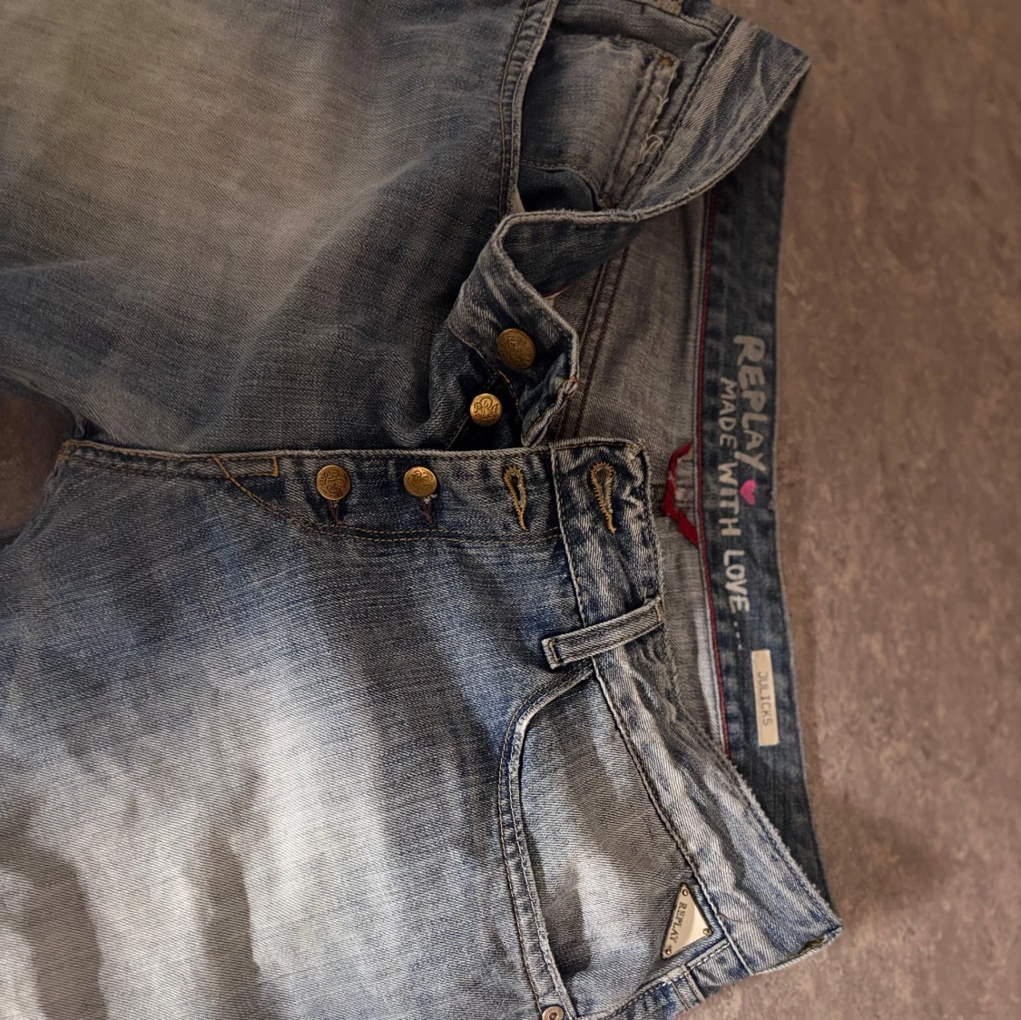 Blå jeans från Replay - 91