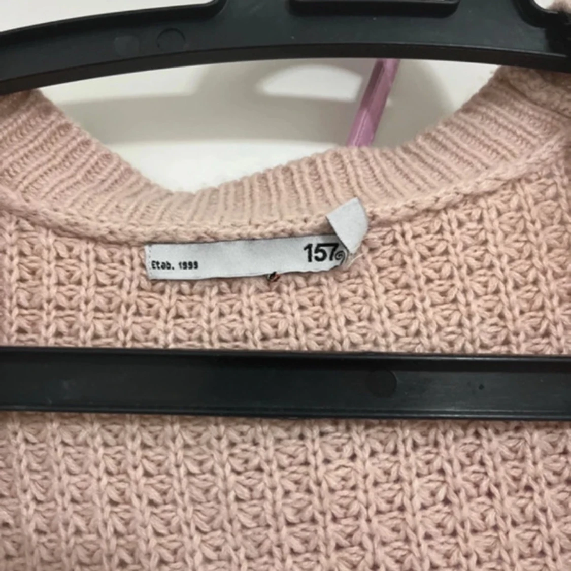 Beige stickad kofta från 157 - 90