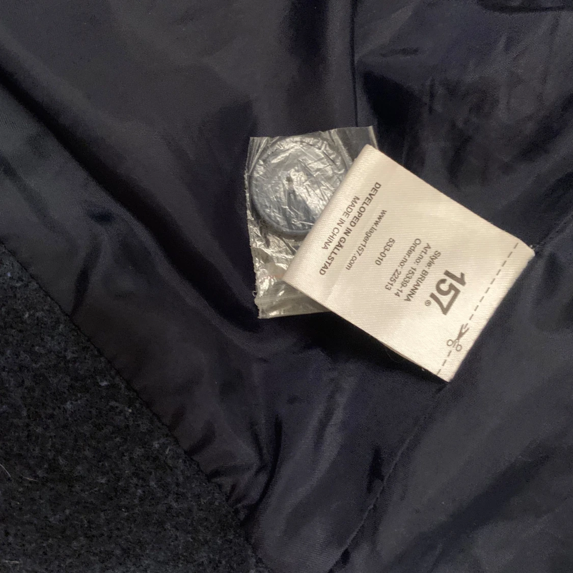 Mörkblå kappa från lager 157 - 92