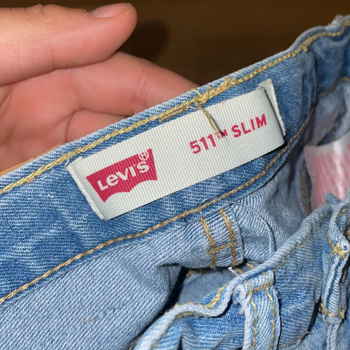 Blå jeansshorts från Levi's - 3