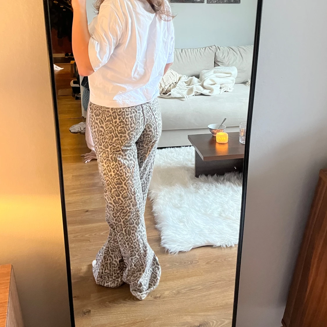 Leopardmönstrade jeans - 1