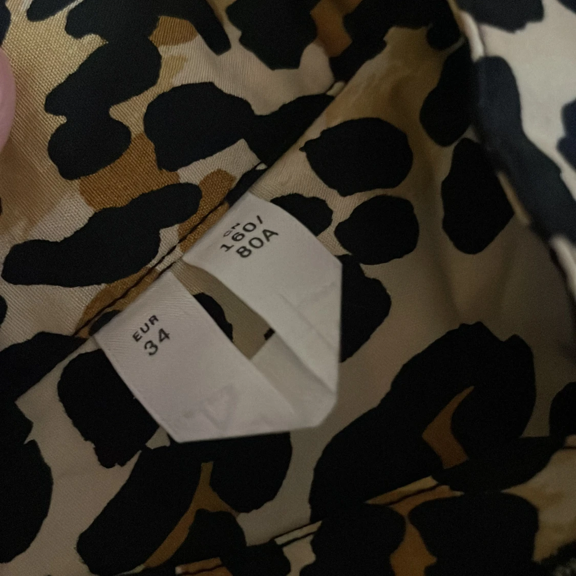 Leopard klänning  - 4