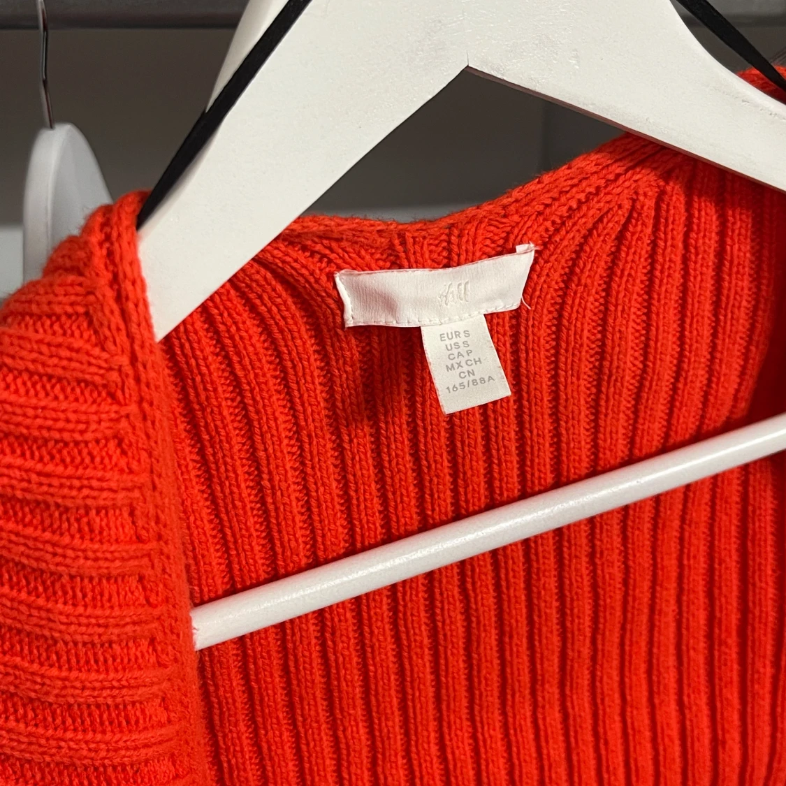 Orange stickad bolerotopp från H&M - 91