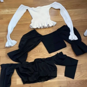 Magtröjor med armar 3 st - Storlek xs, aldrig använd, tvättad 