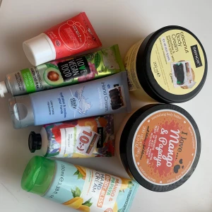 Kräm set - 5 handkrämer och 2 bodybutters! Alla är endast testade, allt för 50 kr!🩷