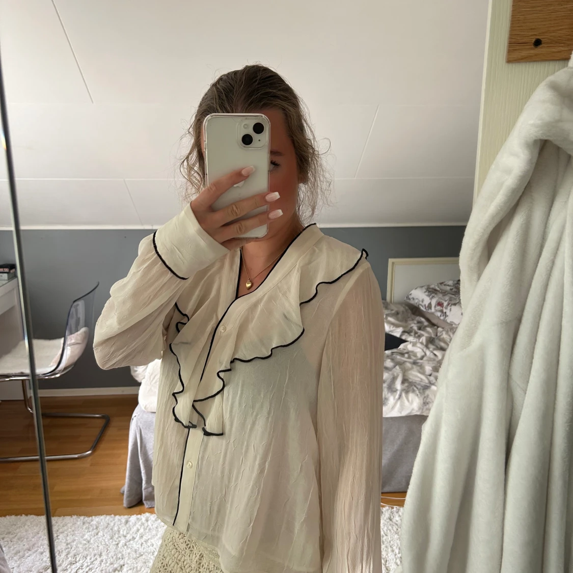 Zara blus beige  - 90