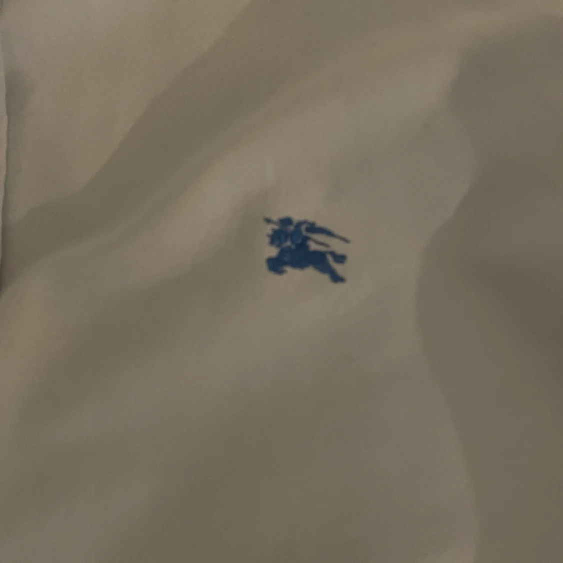 Ljusblå skjorta med broderad logga - 1