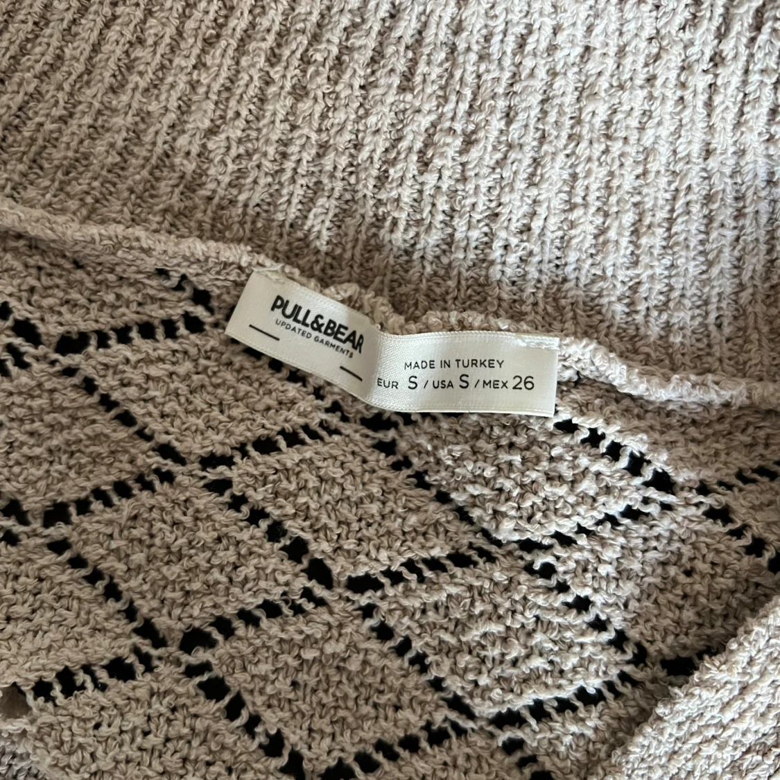 Beige stickad tröja från Pull&Bear - 2