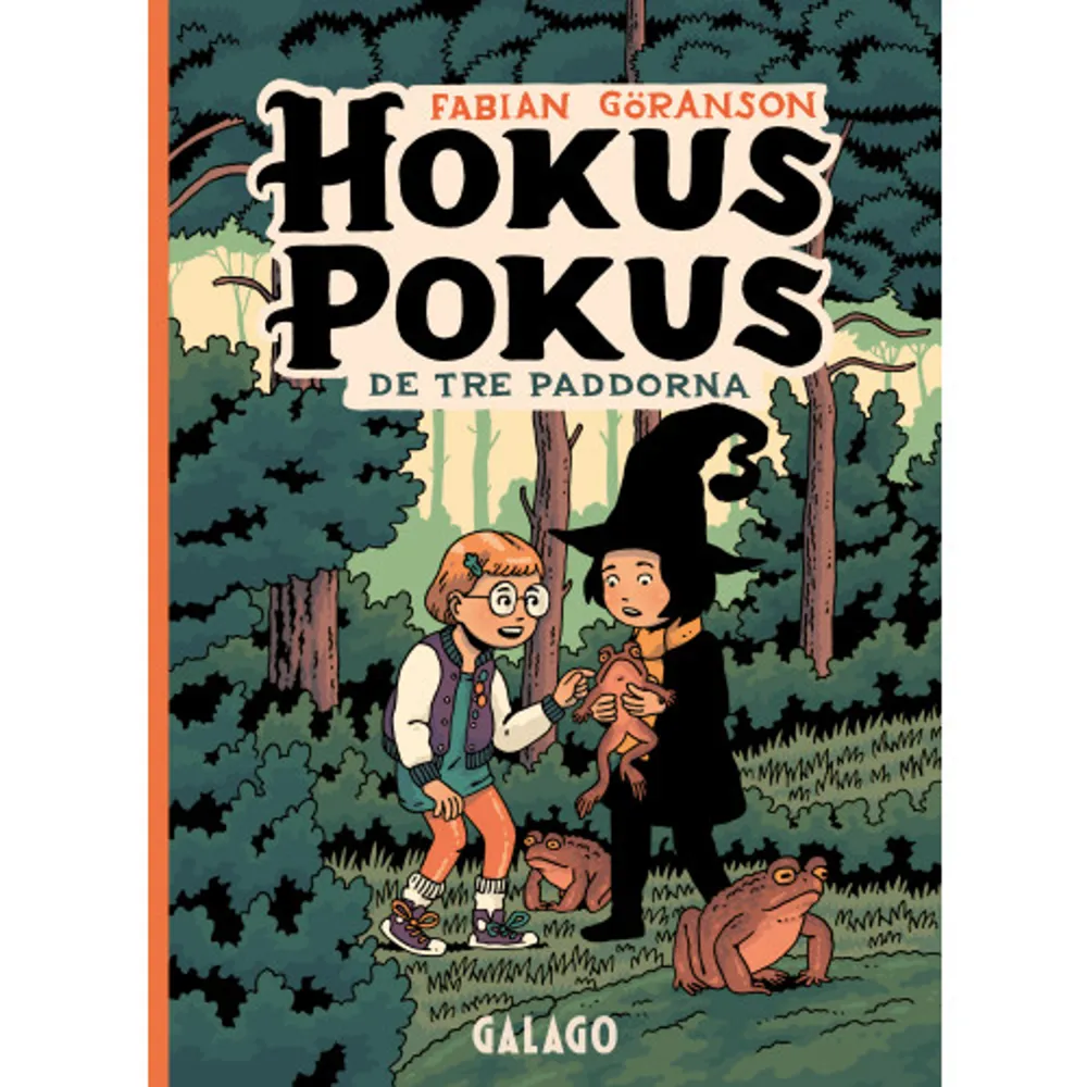 Galagos satsning för barn 6-9 år!Det börjar en ny jättekonstig och rolig tjej i klassen som blir kompis med Ida. Trillingarna är elaka som vanligt och Ida råkar förvandla dem till paddor. Hon matar dem med daggmaskar och gömmer dem i sin ryggsäck. Vuxenvärlden med Greta Borg i spetsen är förstås i upplösningstillstånd över att trillingarna är borta. Ska Ida våga häva förtrollningen av trillingarna och riskera att de berättar allt?Härliga färgsprakande äventyr om vänskap, utanförskap och trolleri! Fabian Göransons Hokus Pokus-böcker om den lilla häxan Ida har underbara fyrfärgsbilder, roliga detaljer och ett färgstarkt persongalleri!Bäst just nu! Dagens Nyheter    Format Kartonnage   Omfång 144 sidor   Språk Svenska   Förlag Ordfront Förlag   Utgivningsdatum 2021-03-18   Medverkande Fabian Göranson   ISBN 9789177751496  . Böcker.