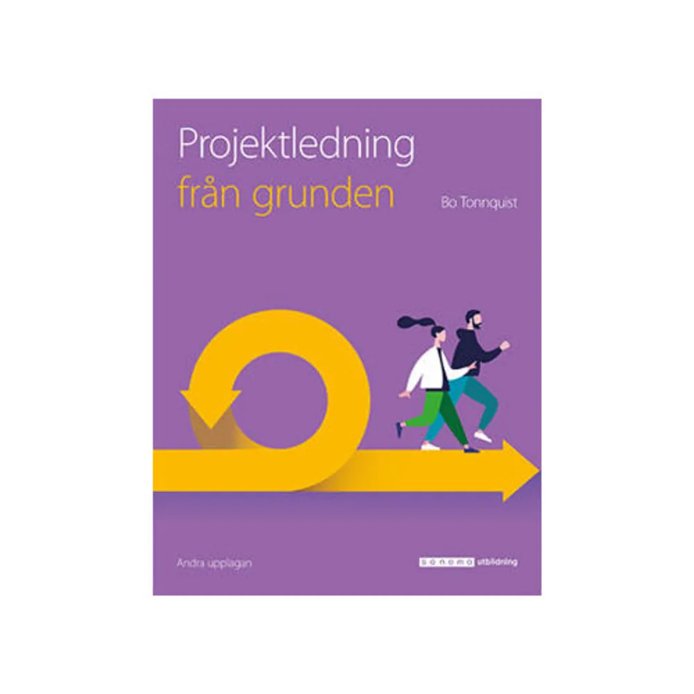 Projektledning från grunden är en bok för dig som ska leda eller vara med i ditt första projekt. Den är främst tänkt som kurslitteratur på grundläggande kurser i projektledning och projektkunskap inom yrkesutbildningar, men passar också bra för öppna kurser på utbildningsföretag. Även du som har varit med i ett par projekt och vill komplettera din praktiska erfarenhet med teori har stor behållning av boken. Projektledning från grunden är fylld med exempel från verkliga projekt, övningar att träna på och mallar som du kan använda i dina egna projekt. Den passar även bra för dig som har varit med i några projekt och som vill komplettera dina praktiska erfarenheter med teori inom klassisk projektledning och agila metoder. Den nya upplagan är uppdaterad med aktuella exempel och fler övningar. Boken innehåller dessutom qr-koder till digitala övningar som går att nå direkt med mobilen. Författare:Bo Tonnquist är en ofta anlitad föreläsare och konsult inom projektledning och agila metoder. Han har flera års erfarenhet från operativt arbete och rådgivare inom olika företag och organisationer, även internationellt. Bo Tonnquist har författat flera böcker inom projektledning och tilldelades 2022 hederspris av Svenskt Projektforum för sitt enträgna arbete med att skriva enkelt och lättfattligt om hur det är att vara projektledare.    Format Häftad   Språk Svenska   Utgivningsdatum 2023-08-09   ISBN 9789152365564  . Böcker.